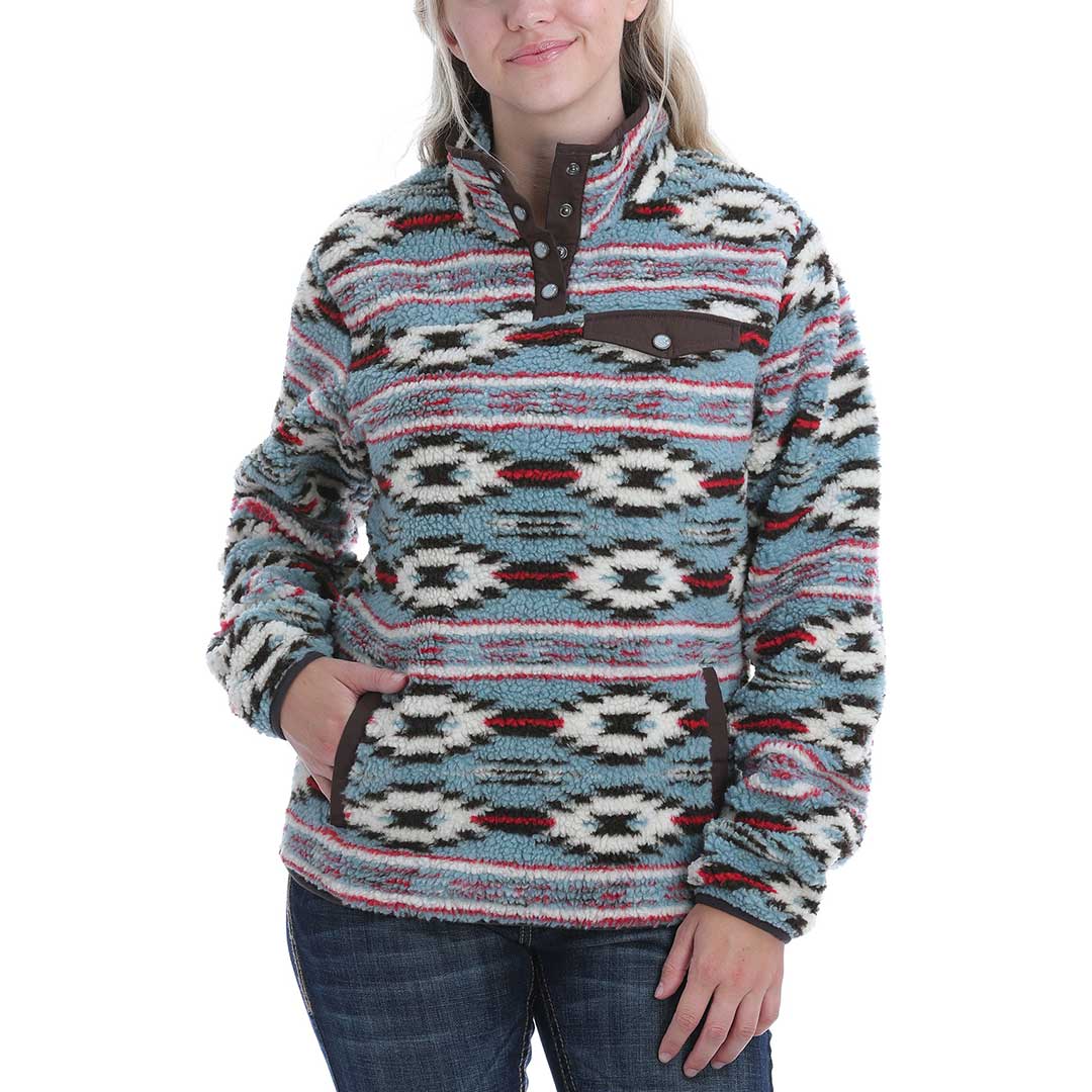 Cinch Women's Southwest Printed Fleece Pullover