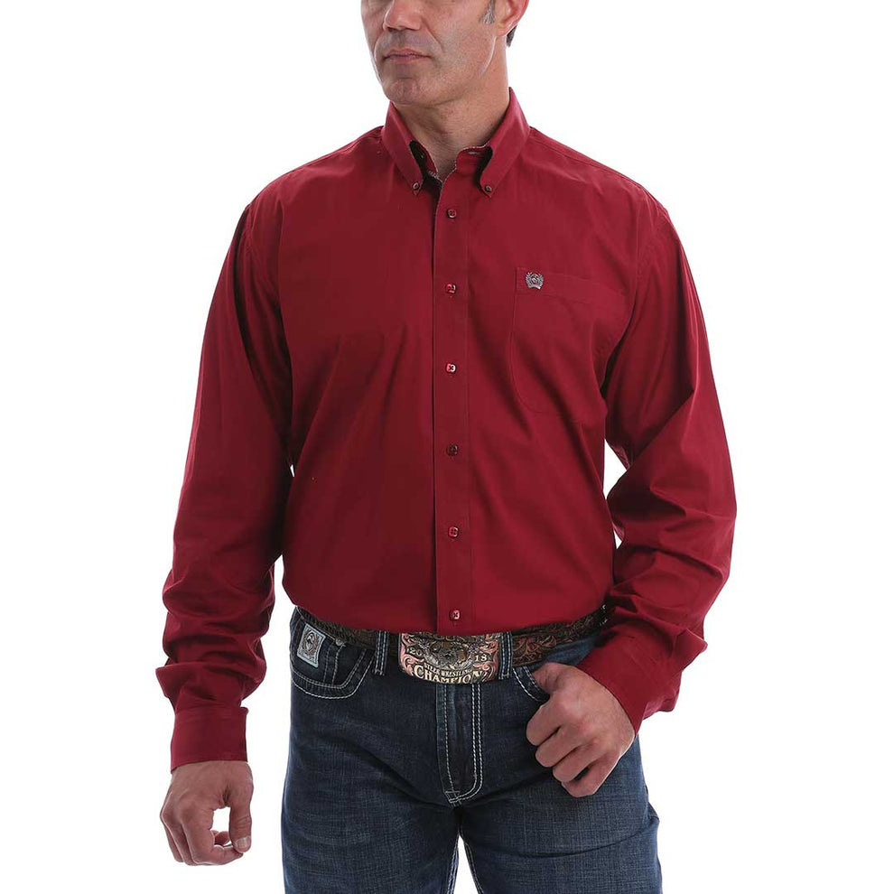 Cinch Men's Solid Button-Down Western Shirt