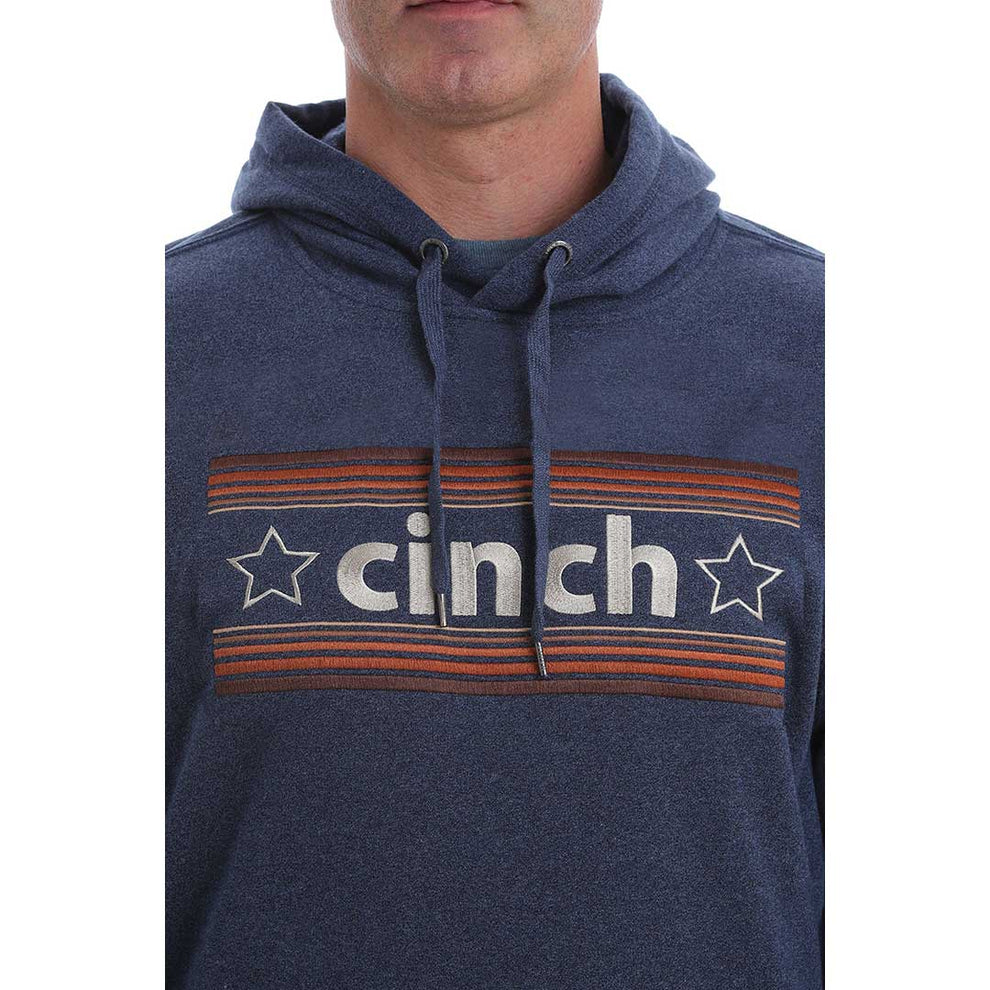 Cinch Men's Logo Embroidered Pullover Hoodie