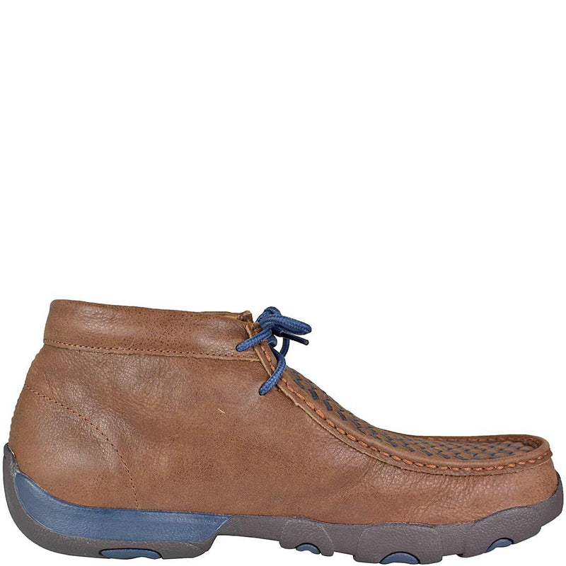 Twisted X Men's Checkered Chukka Driving Moc Shoes