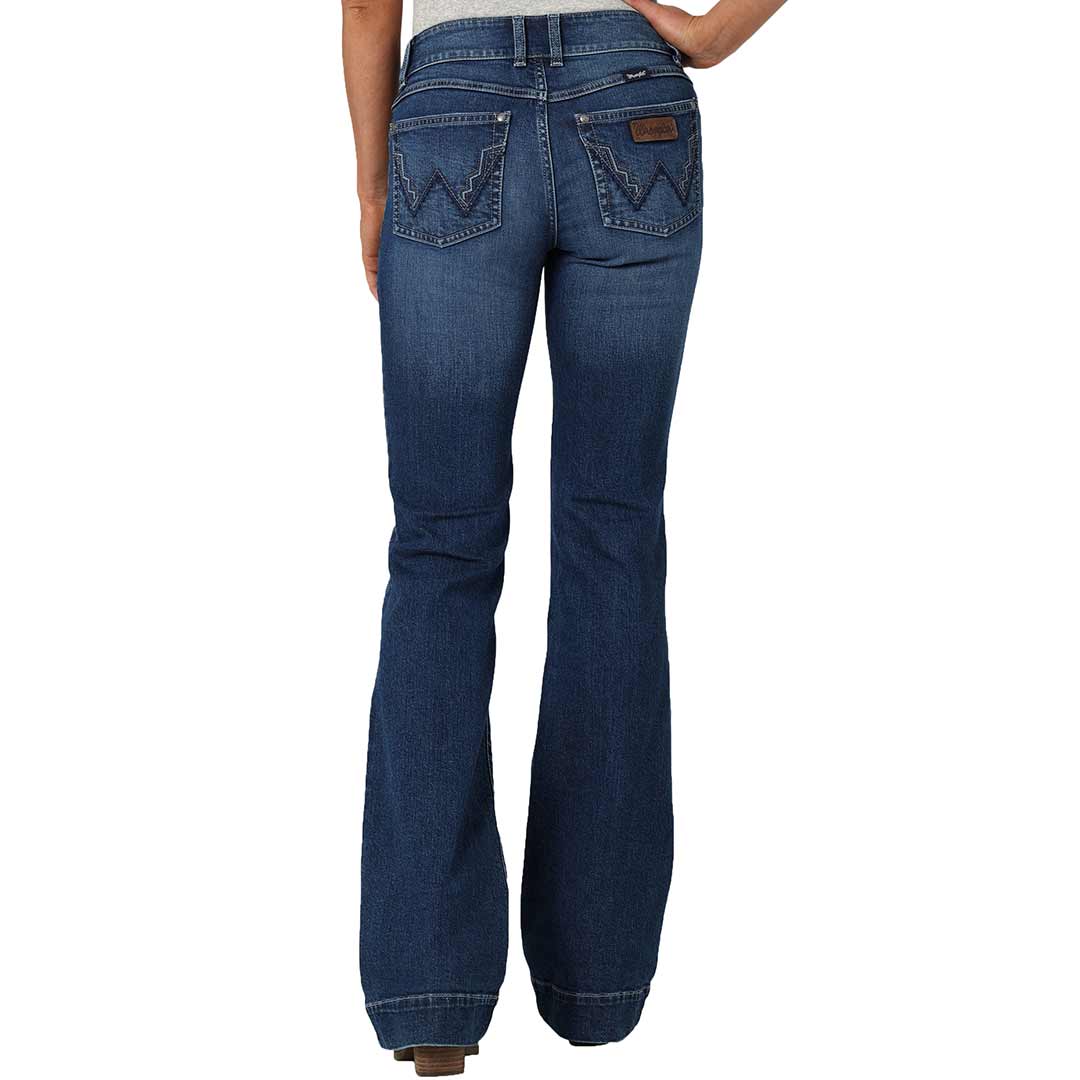 Wrangler Women's Retro Mae Wide Leg Trouser Jeans