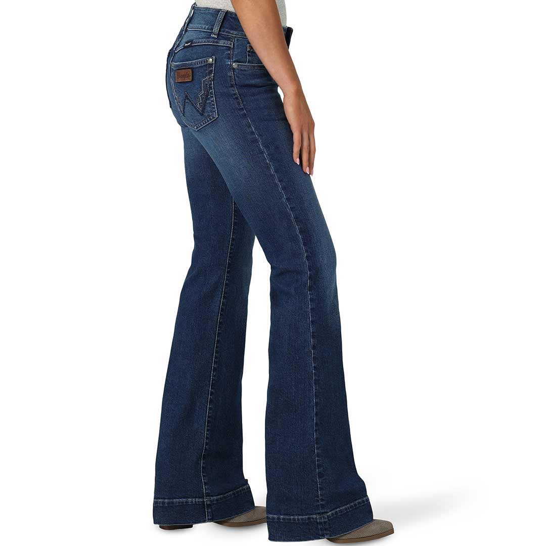 Wrangler Women's Retro Mae Wide Leg Trouser Jeans