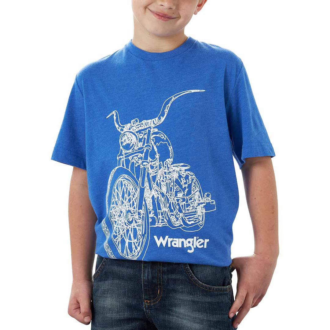 Wrangler Boys' Motorcycle Graphic T-shirt