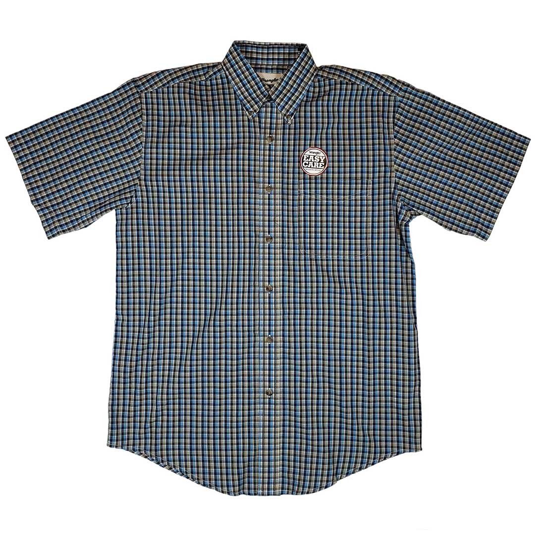 Wrangler Men's Riata Plaid Short Sleeve Shirt