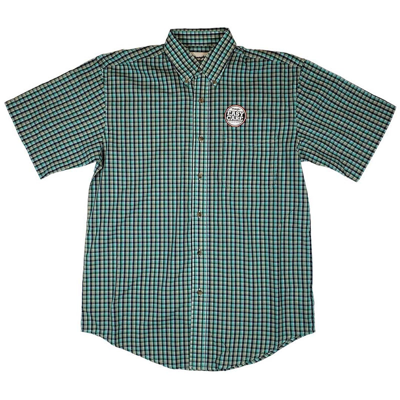 Wrangler Men's Riata Plaid Short Sleeve Shirt