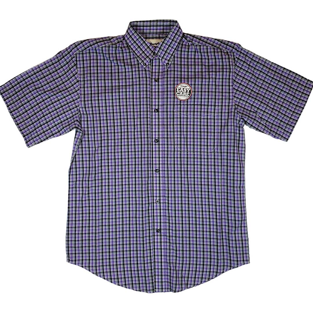Wrangler Men's Riata Plaid Short Sleeve Shirt