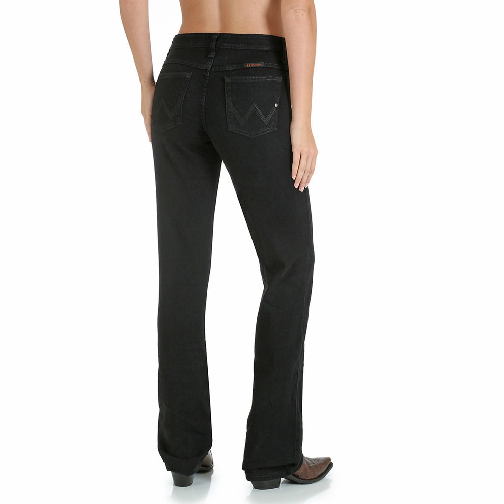 Wrangler Women's Ultimate Riding Q-Baby Mid Rise Jeans