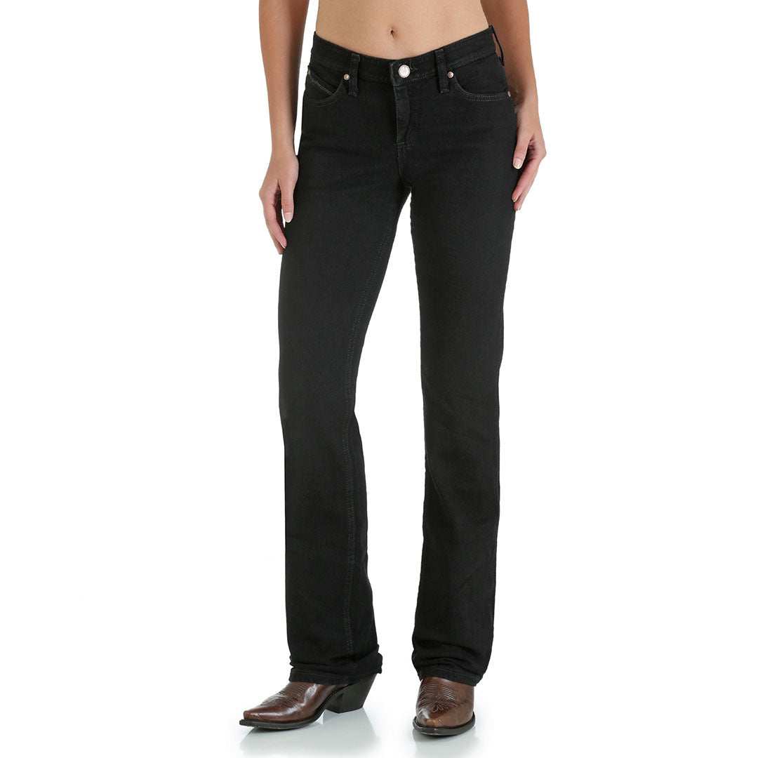 Wrangler Women's Ultimate Riding Q-Baby Mid Rise Jeans