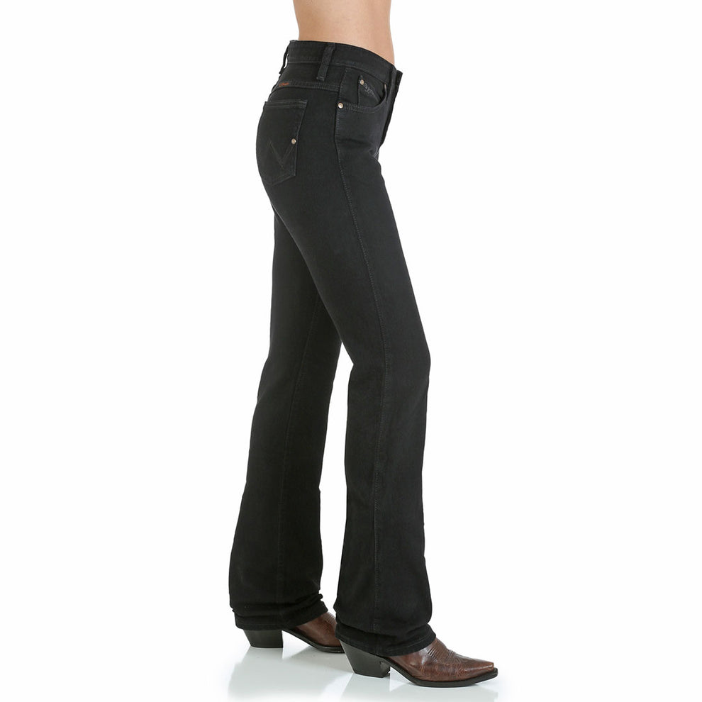 Wrangler Women's Ultimate Riding Q-Baby Mid Rise Jeans