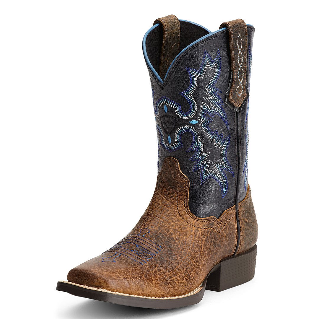 Bottes de cowboy Ariat Tombstone à bout carré pour enfants