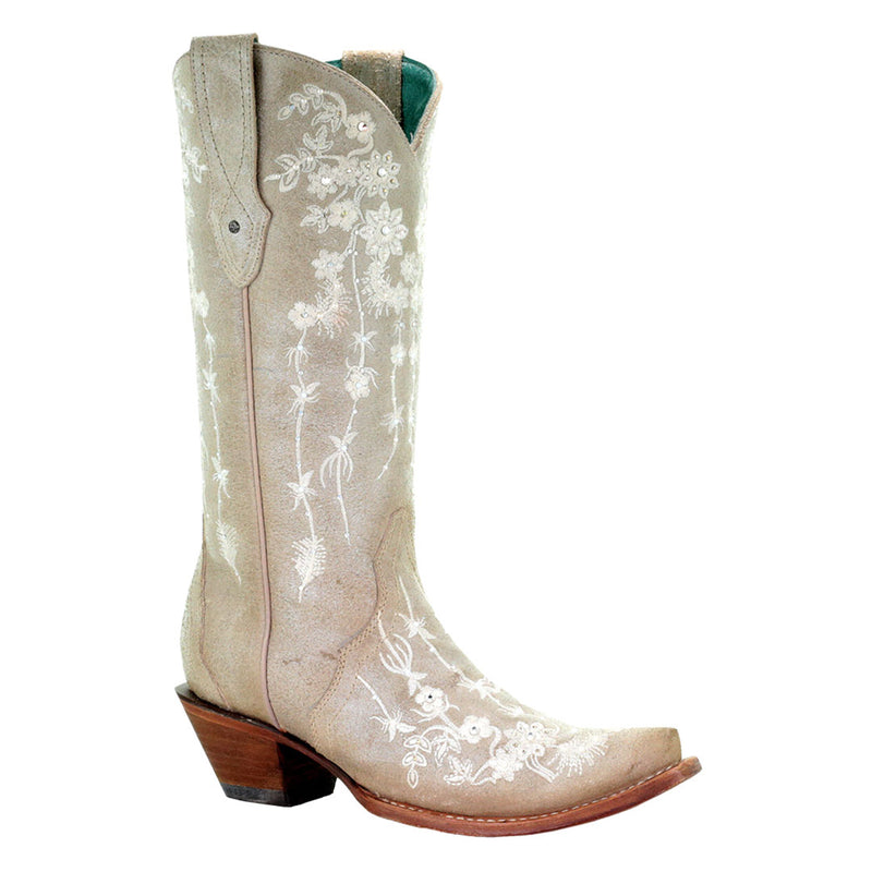 Corral Zuzanna Floral Western Wedding Cowgirl Boots