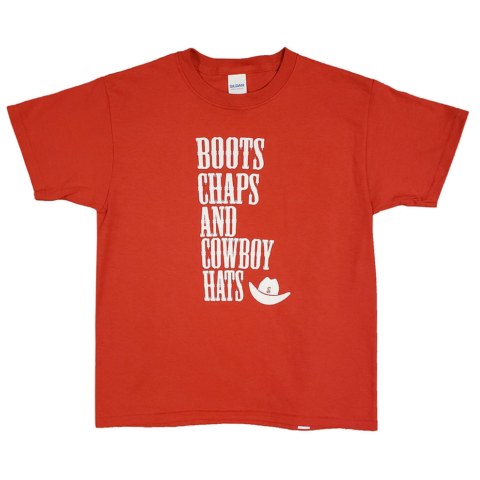 Youth Calgary Stampede Boots, Chaps & Cowboy Hats Tee