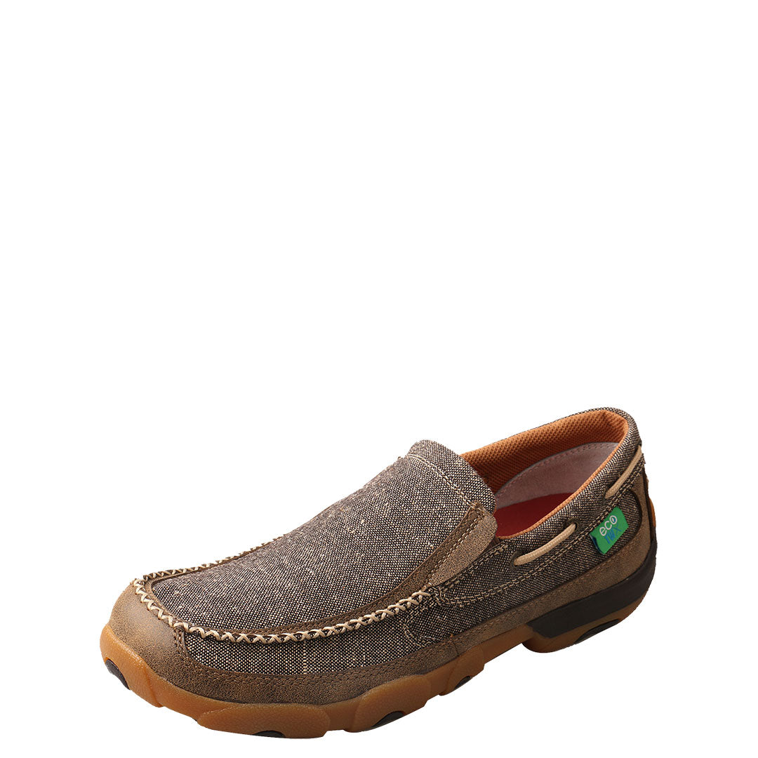 Twisted X Men's ecoTWX Driving Moc Boat Shoes