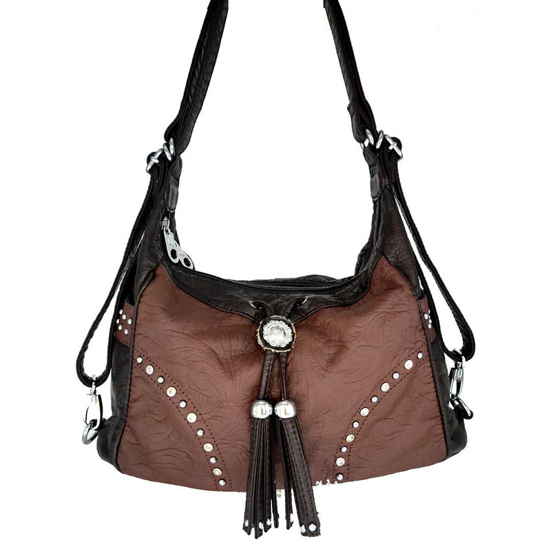 Unique West Women's 2 Tone Convertible Bag