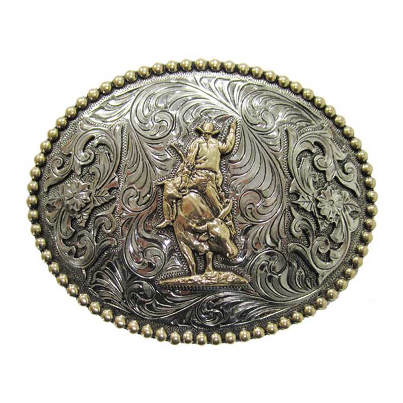 AndWest Men's Bull Rider Buckle