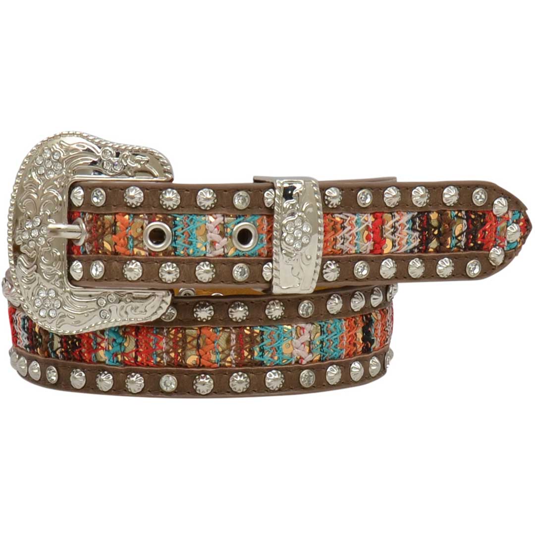 Angel Ranch Girl's Fabric Inlay Belt