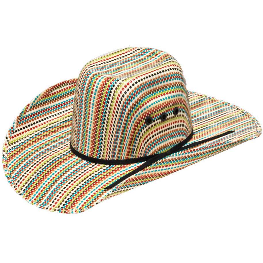 Ariat Children's Multi-Colour Punchy Straw Cowboy Hat