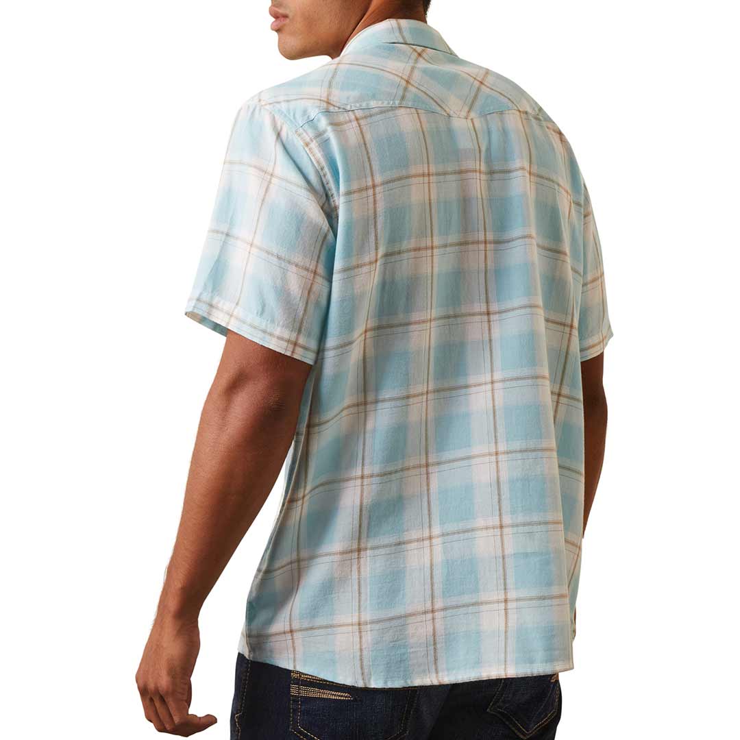 Ariat Men's Halbertson Retro Fit Short Sleeve Snap Shirt