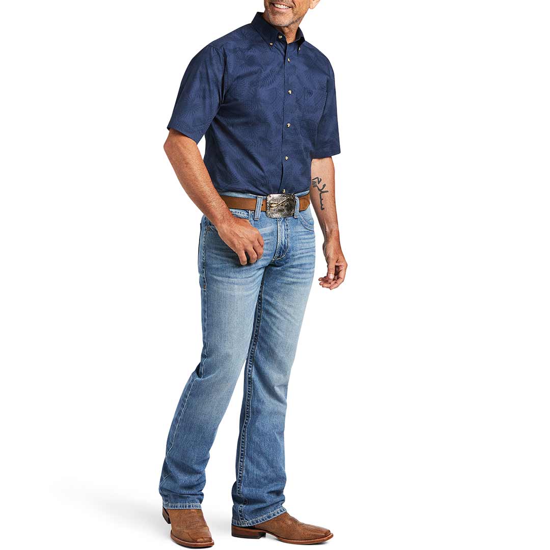 Ariat Men's Tremaine Classic Fit Button-Down Short Sleeve Shirt