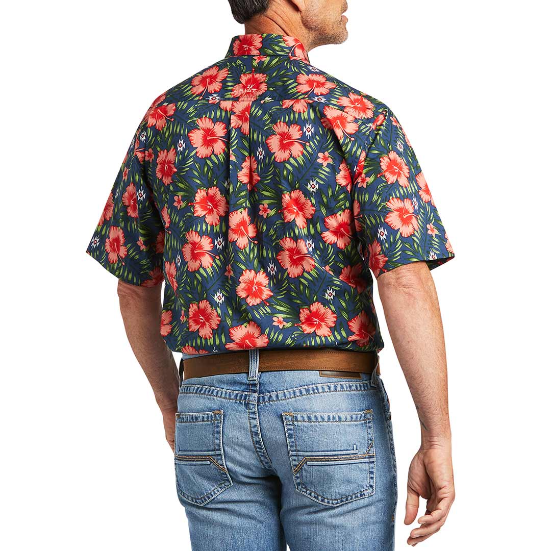 Ariat Men's Tylen Stretch Classic Fit Button-Down Short Sleeve Shirt