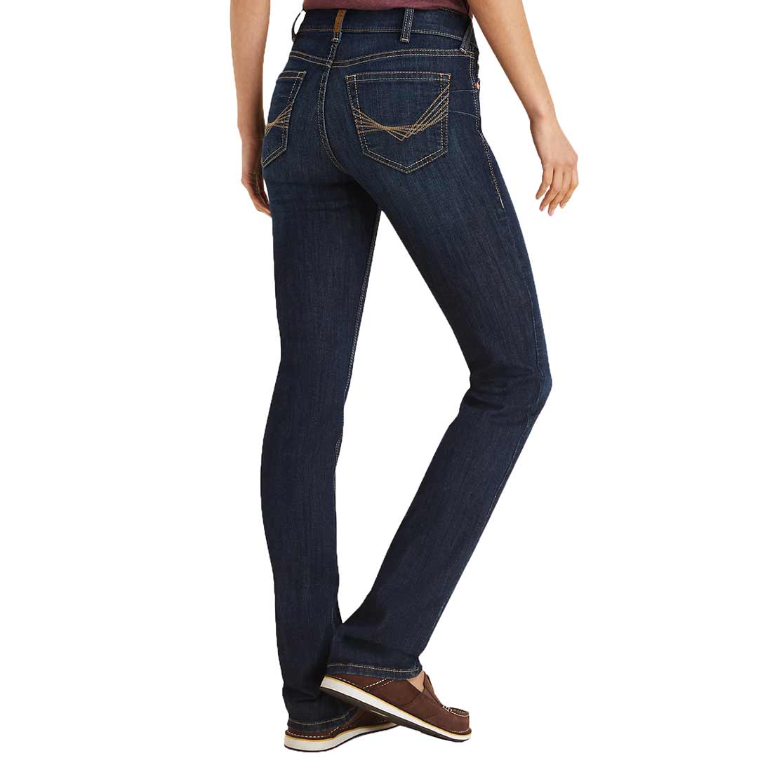 Ariat Women's REAL Perfect Rise Greta Straight Leg Jeans