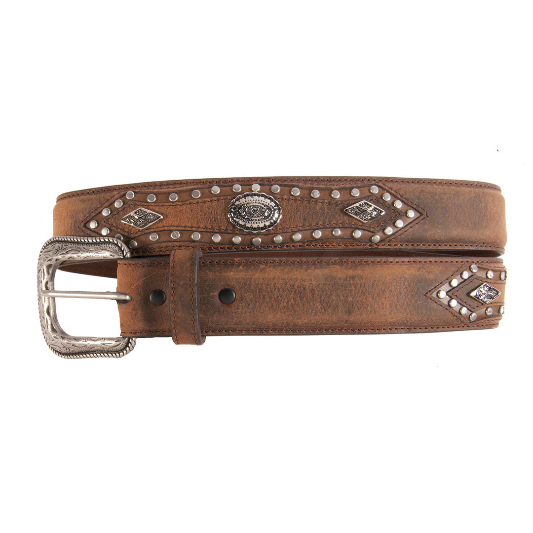 AndWest Vintage Studded Concho Belt