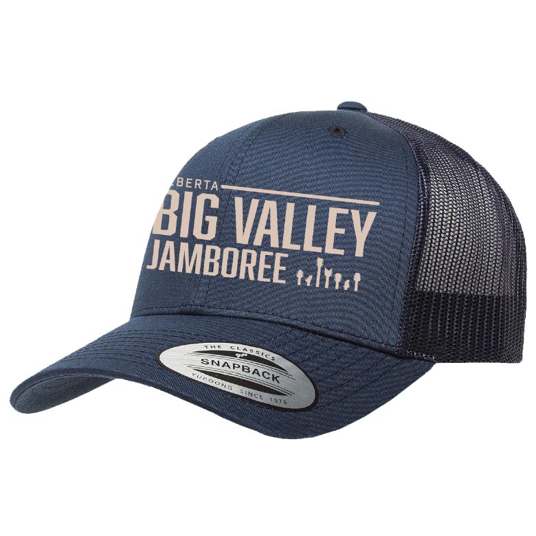 Big Valley Jamboree Guitar Logo Snap Back Cap