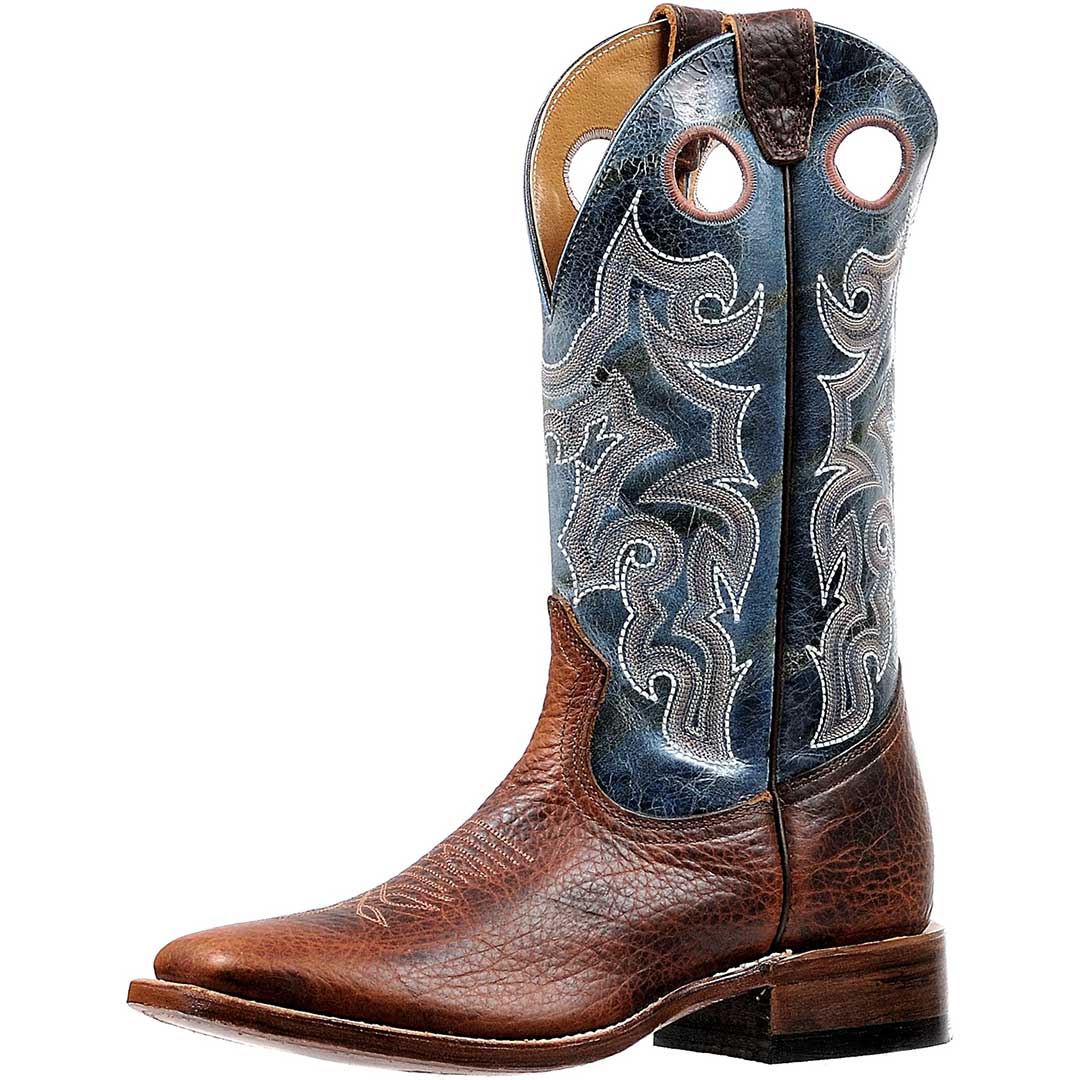Boulet Men's Distressed Leather Cowboy Boots