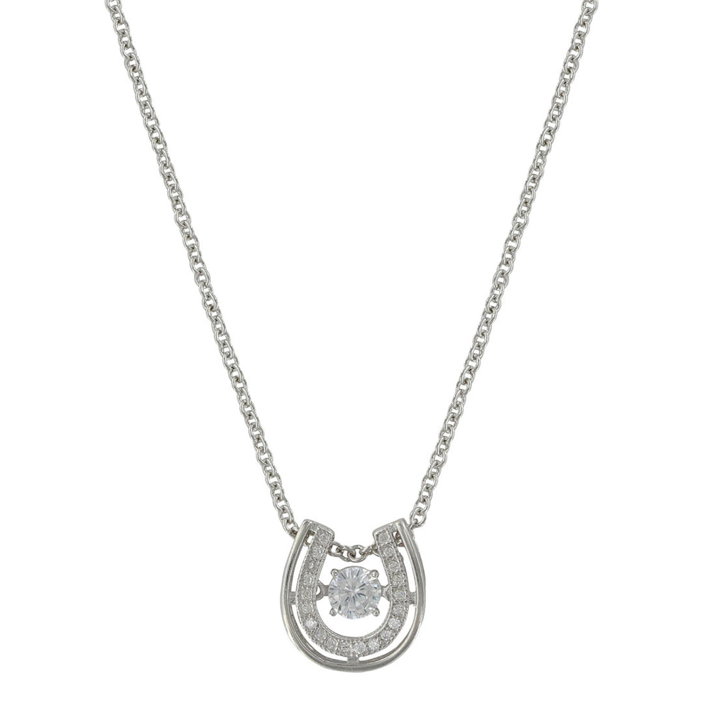Montana Silversmiths Women's Dancing with Luck Horseshoe Necklace