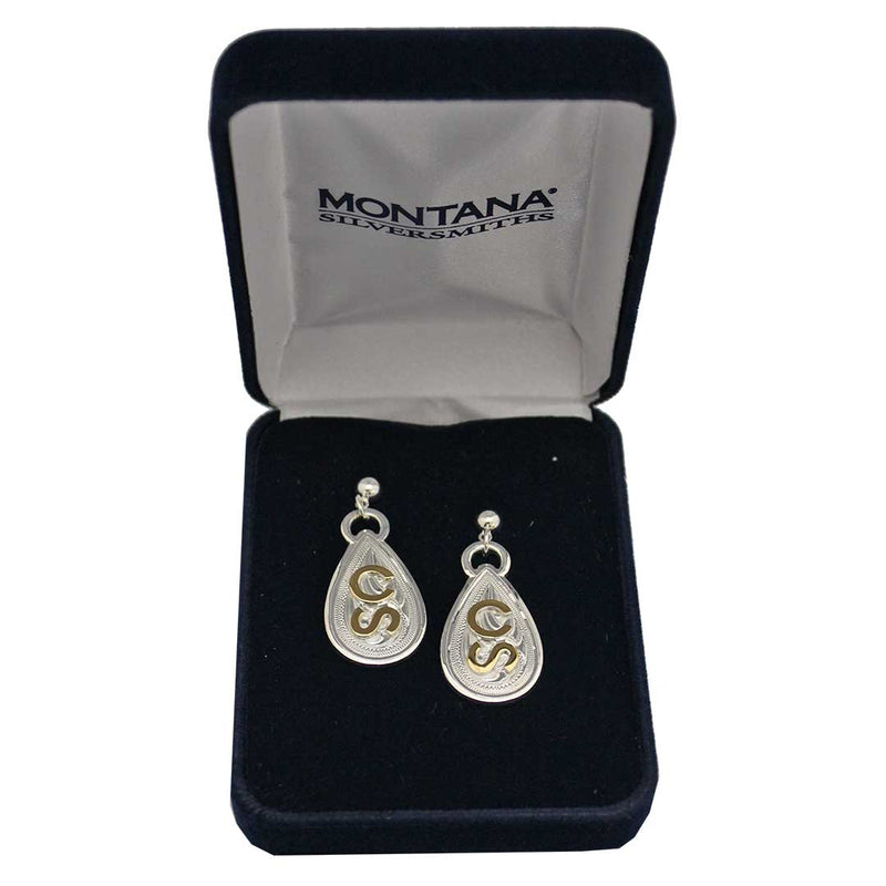 Montana Silversmiths Women's Calgary Stampede Teardrop Earrings