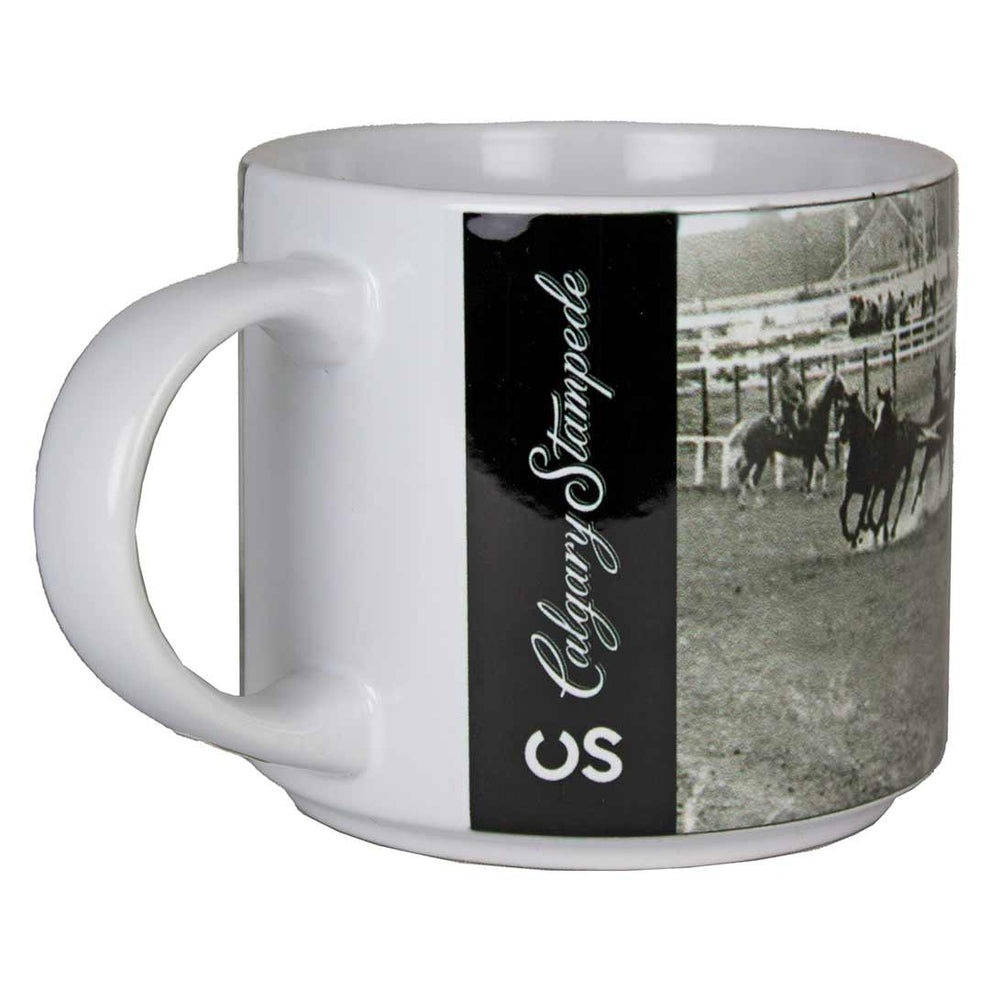 Calgary Stampede Black & White Chuckwagon Mug
