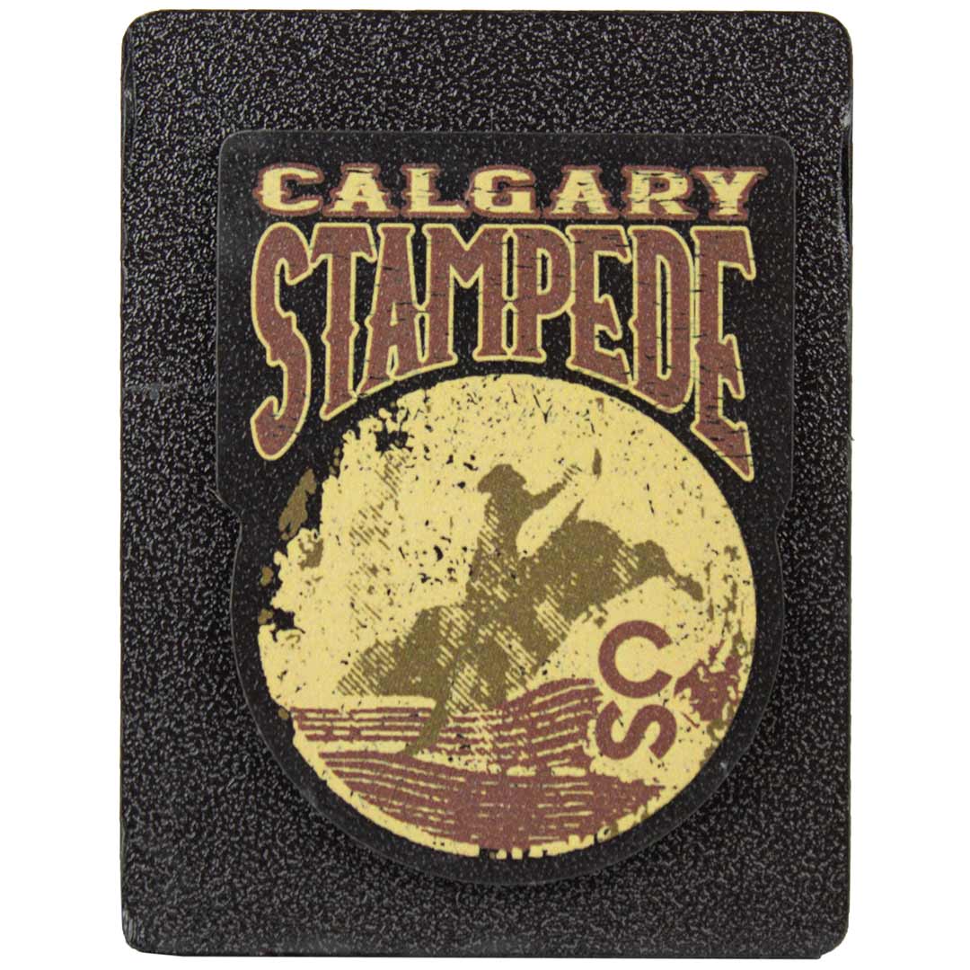 Calgary Stampede Bull Rider Distressed 3D Magnet