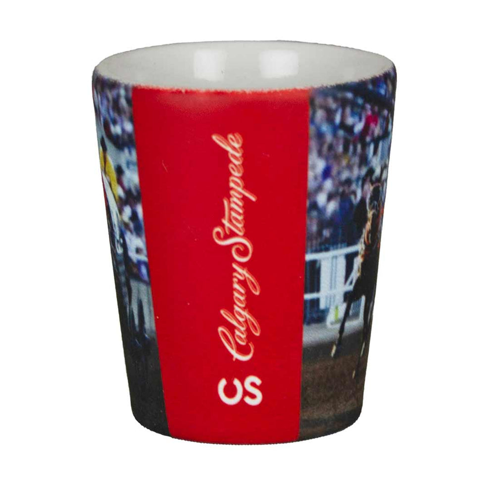Calgary Stampede Chuckwagon Shot Glass