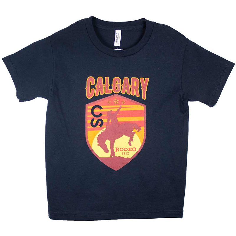 Calgary Stampede Kids' Sunset Shield Logo T-Shirt