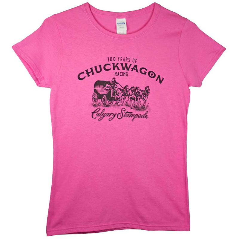 Calgary Stampede Women's 100 Years Chuckwagon T-Shirt