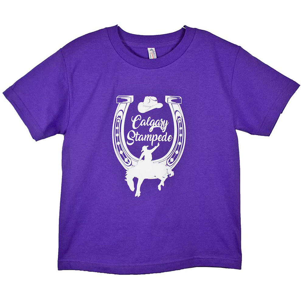 Calgary Stampede Youth Horseshoe Hat Logo T-Shirt