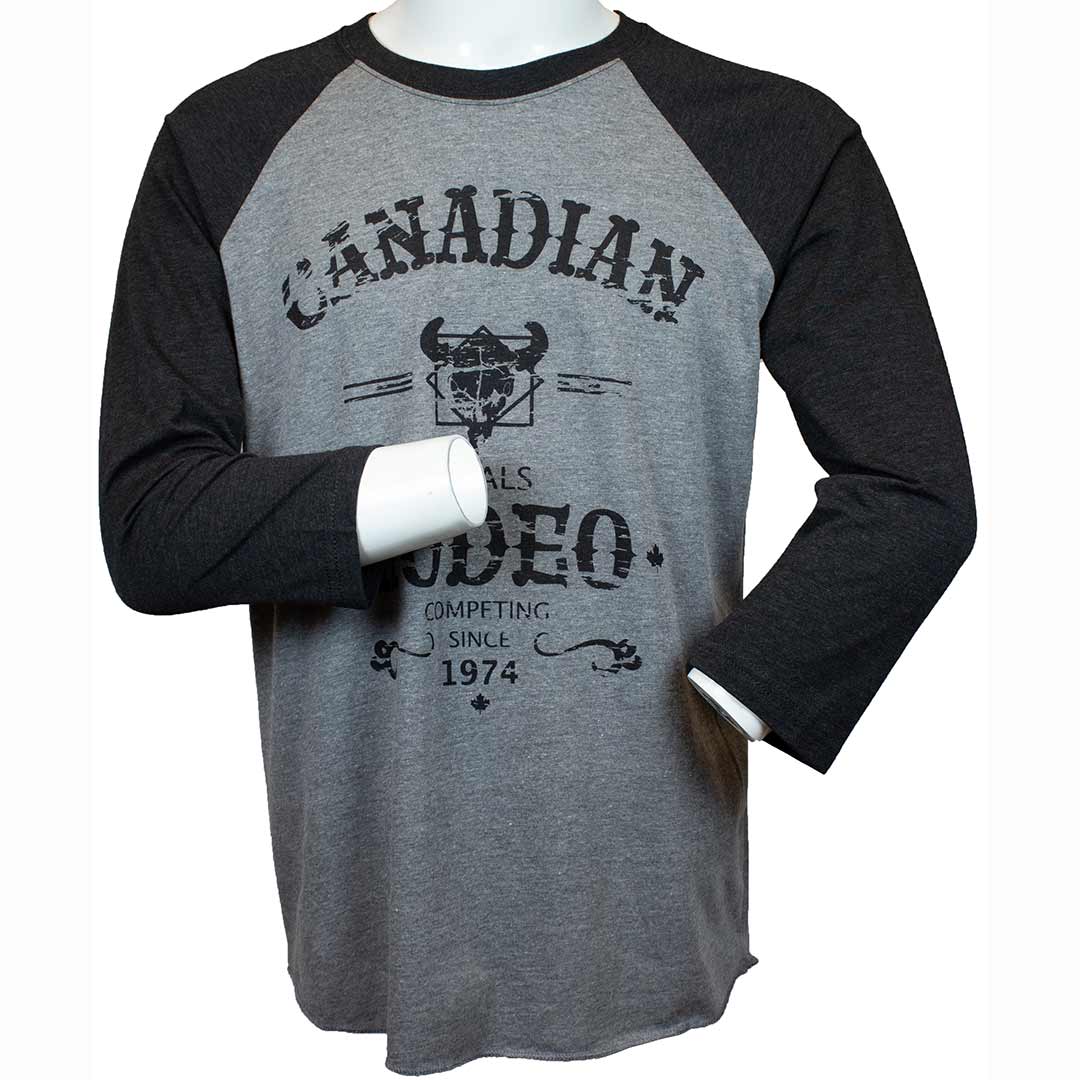 Canadian Finals Rodeo Logo Raglan T-Shirt