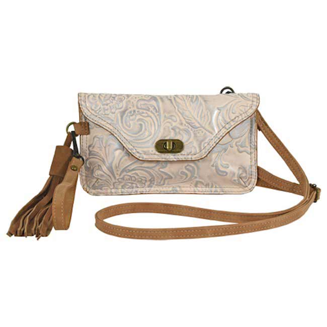 Catchfly Women's Embossed Envelope Wristlet