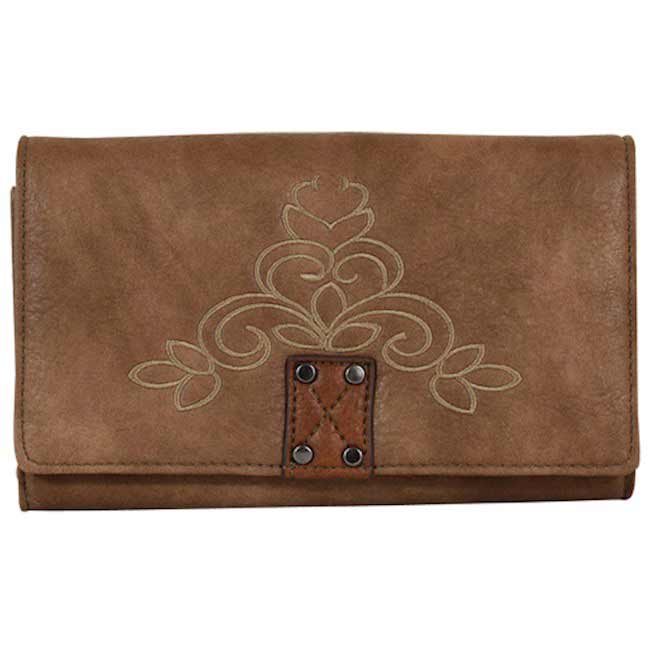 Catchfly Women's Embroidered Wallet