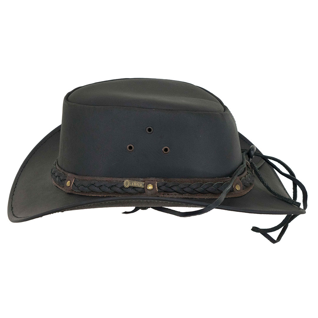 Outback Trading Co. Wagga Wagga Western Leather Hat