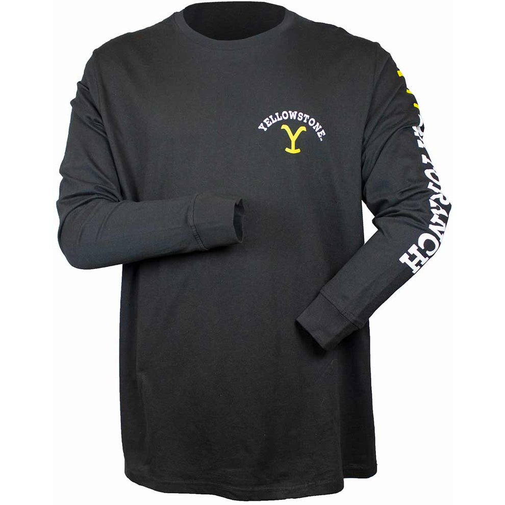 Changes Canada Men's Yellowstone Dutton Ranch Long Sleeve T-Shirt