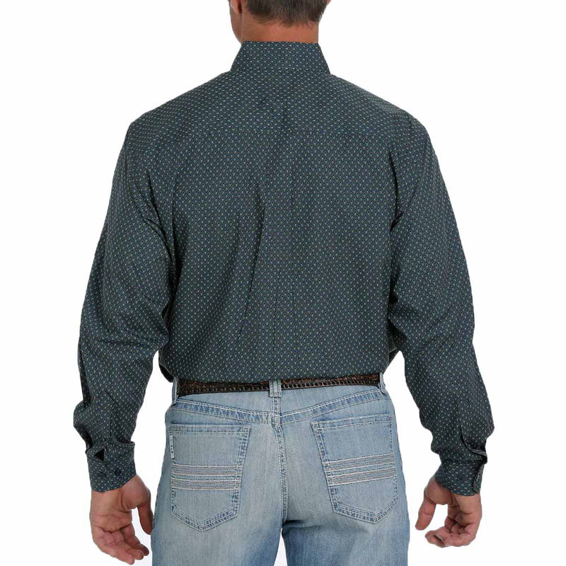 Cinch Men's Classic Fit Geometric Print Button Down Shirt