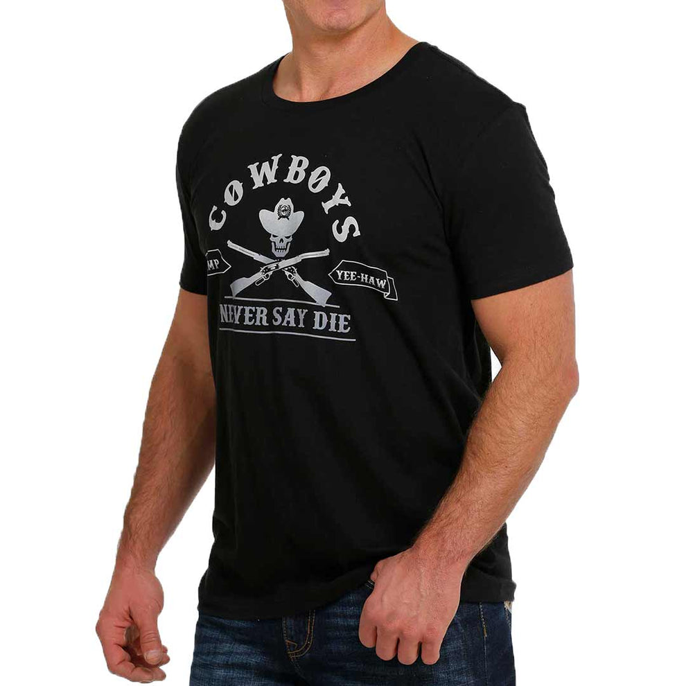 Cinch Men's Cowboys Never Say Die Graphic T-Shirt
