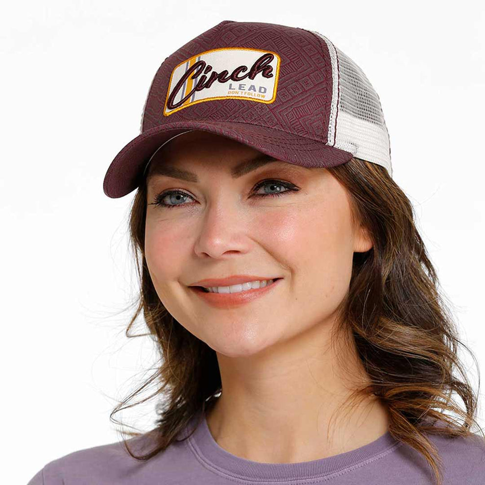 Cinch Women's Lead Don't Follow Snap Back Cap