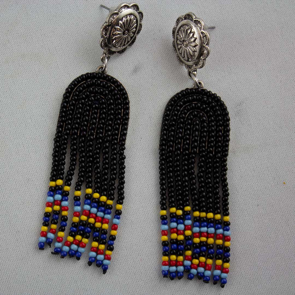 Cindy Smith Women's Concho Bead Earrings