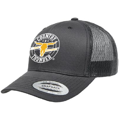 Country Thunder Circle Logo Snap Back Cap