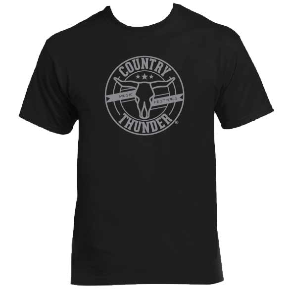 Country Thunder Unisex Circle Logo Graphic T-Shirt