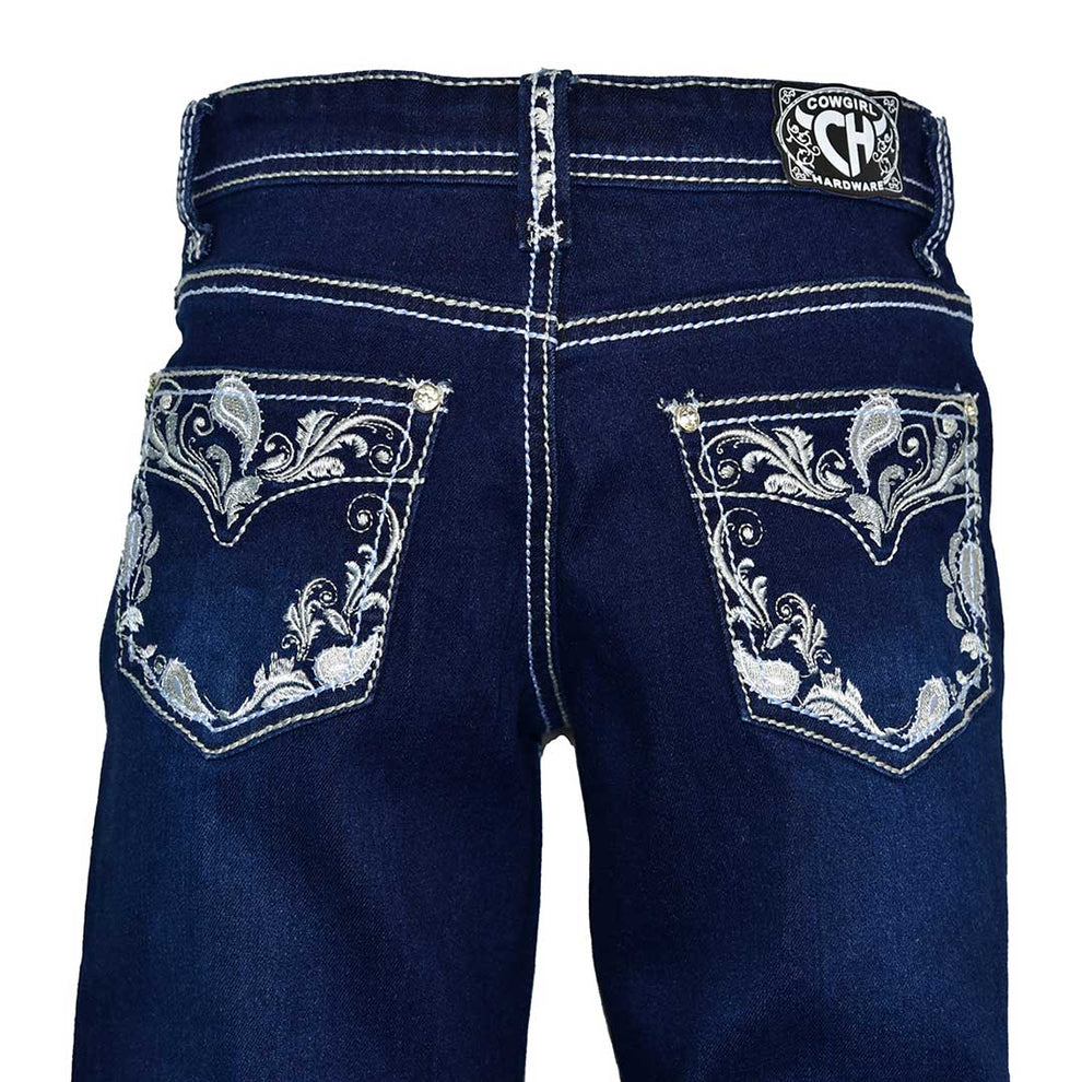Cowgirl Hardware Girl's Paisley Bootcut Jeans