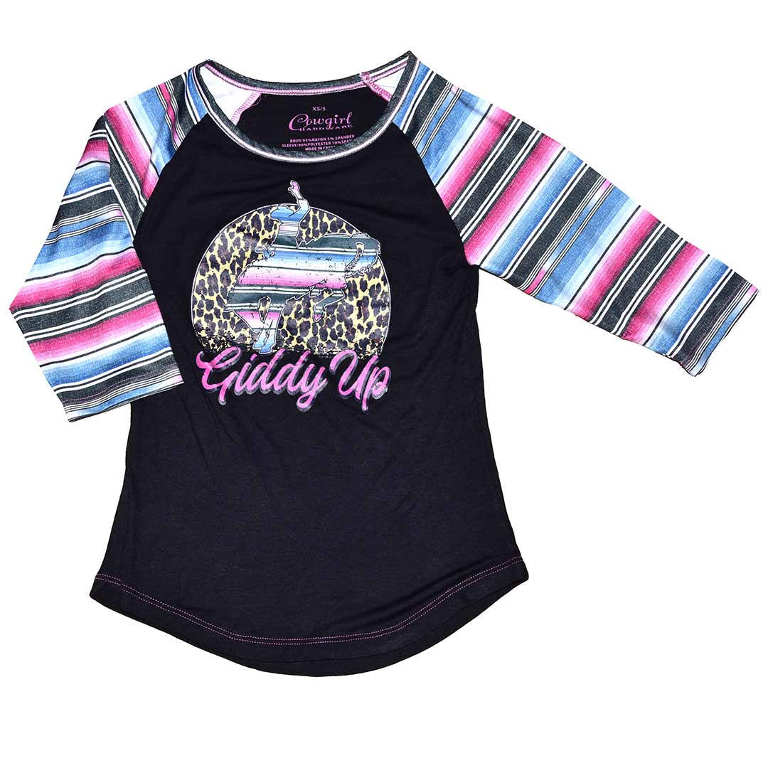 Cowgirl Hardware Girls' Giddy Up Graphic T-Shirt