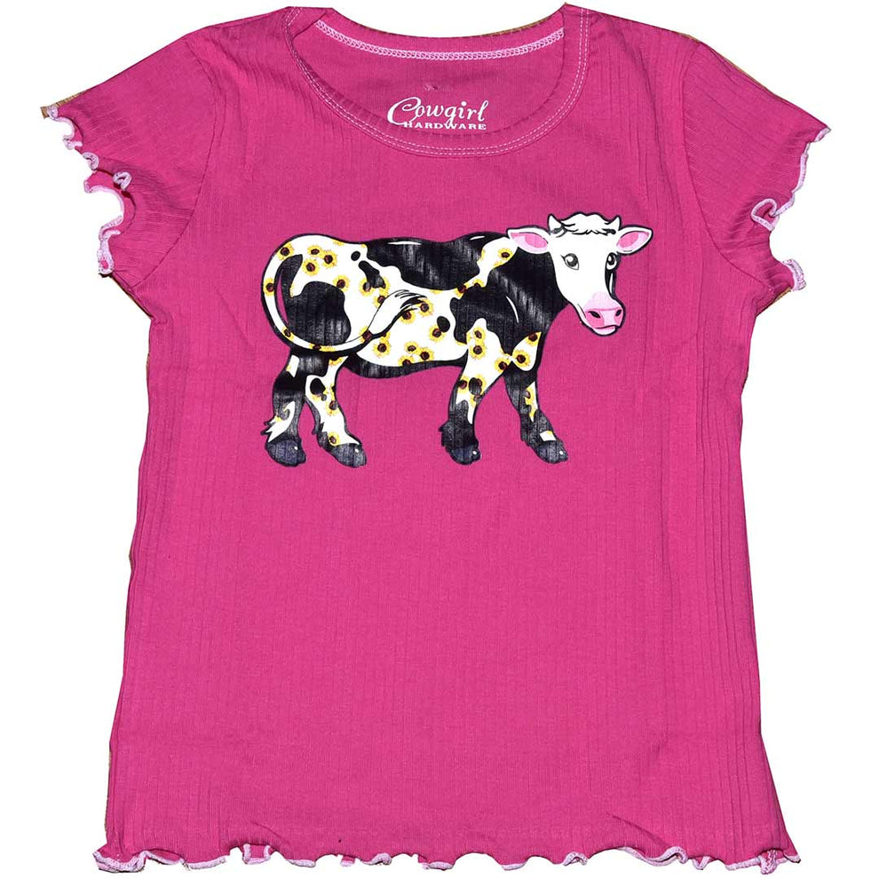 Cowgirl Hardware Toddler Girls' Cow Graphic T-Shirt